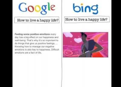 embrace bing, reject google