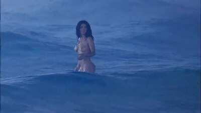 Salma Hayek Skinny Dipping In The Ocean