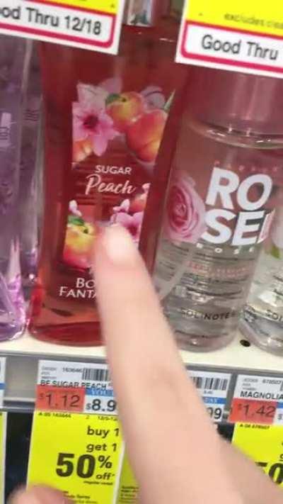 [gendered] Pointlessly gendered perfumes at CVS…