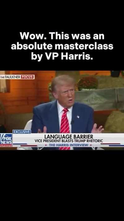 Harris crushes Fox News interviewer