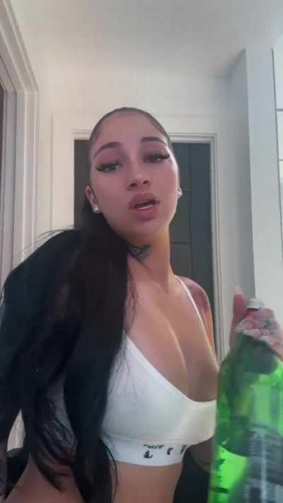 bhad bhabie getting real close to the camera