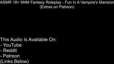 ASMR 18+ M4M Fantasy Roleplay - Fun In A Vampire's Mansion #1