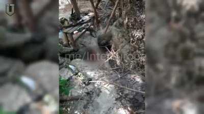 Ukrainian soldiers of the 126th Territorial Defense Brigade from Odesa show the assault on Krynky that gave the Ukrainians new positions while capturing dozen of Russian soldiers on the bridgehead on the left bank of Dnipro River, Kherson Oblast. 2023