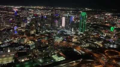 Downtown Dallas at night