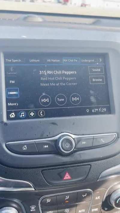 Sirius XM playing 2 songs at the same time