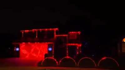 The lights on this house... so metal 😲