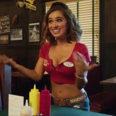 Haley Lu Richardson Sexy Cuteness in Support the Girls