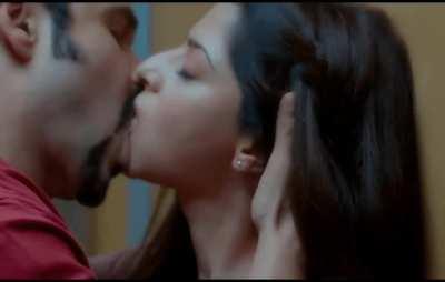 Vedhika Kumar hot kiss