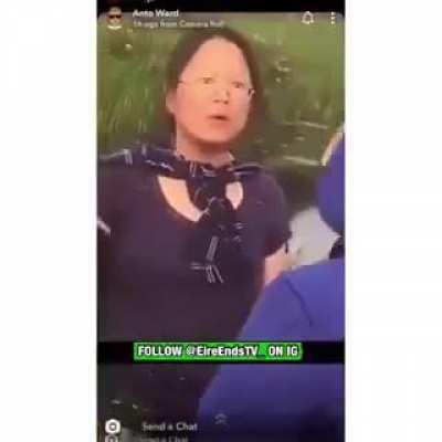 Chinese woman filmed being pushed into Dublin river by vile teenagers