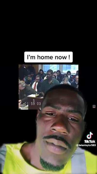 Yoo the nigga that was singing in court finally home😂😂😂😂😂😂