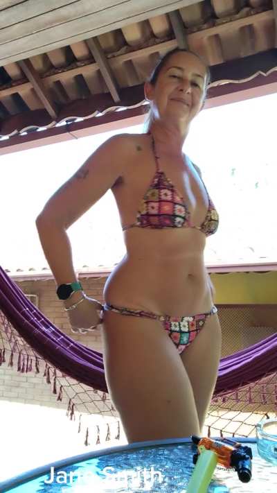 Hope U love my bikini for today (52y)