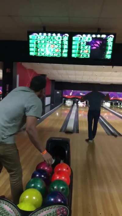 Bowling with friends