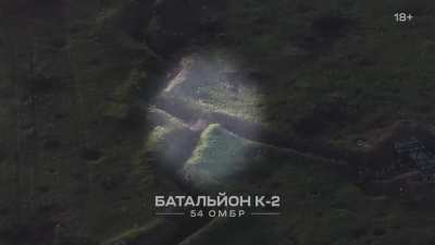 [Feature: Part 1 of 2] UA 54th Mechanized Brigade's &quot;Battalion K-2&quot; posted extended length footage narrating the defeat of a Russian infantry assault, picked apart after being drawn into a &quot;kill zone&quot; within K-2's trench system. [YouTube version / subtitl