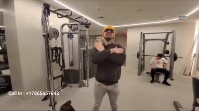 Racist gym workout