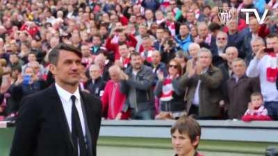 Paolo Maldini receives the One Club Man Award (2016)