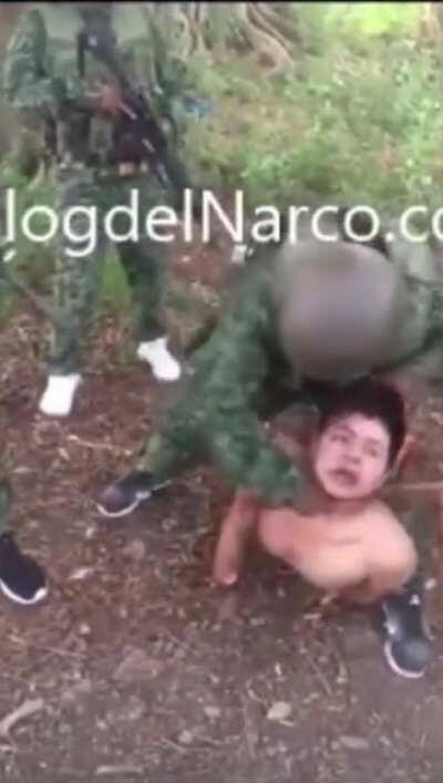 CJNG torture and chop up woman. They also raped her before the video.