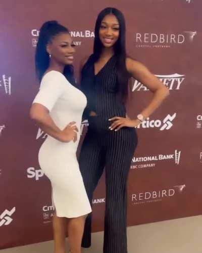 Taylor Rooks x Angel Reese