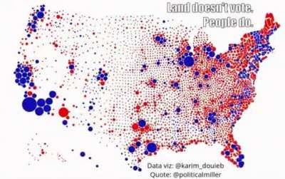 Land doesn't vote, people do.