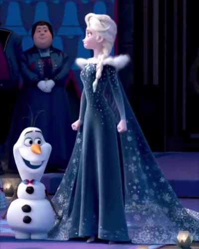 Excited Elsa