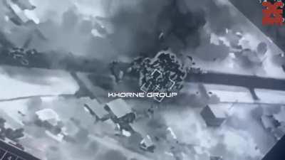 Khorne group just released footage of the destroyed convoy from this morning.