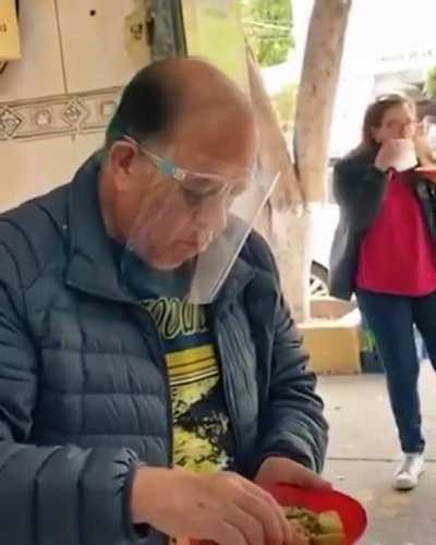 To enjoy a taco