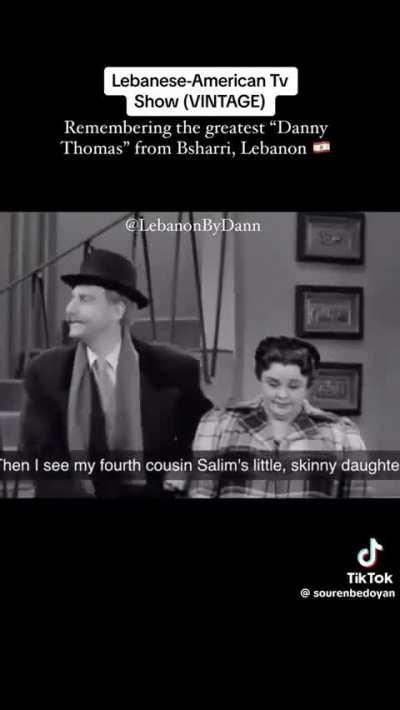 Danny Thomas, a Lebanese American using the Lebanese dialect in an American sitcom