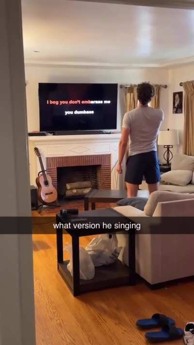 What the fuck do he be singing? 