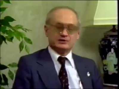 KGB defector Yuri Bezmenov's warning to America, 1984