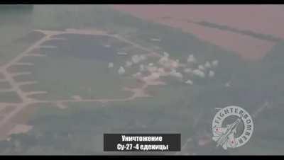 A second hit on Myrhorod airbase in Poltava region (over 150km from the frontline) in two weeks, Russian sources report 7 planes destroyed, Ukraine claims 1 destroyed and 4 damaged. Regardless, no reinforced hangars and recon drone that was allowed to ope