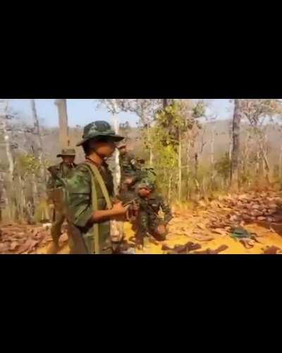 Compilation of Rare Footage of Myanmar Junta-aligned Ethnic Militias Fighting Against Anti-Junta Forces in Kachin State. (2023-2024) (Shanni Nationalities Army, Lisu People's Militia, and Warazup Militia)