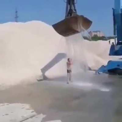 HMB while I get a shower