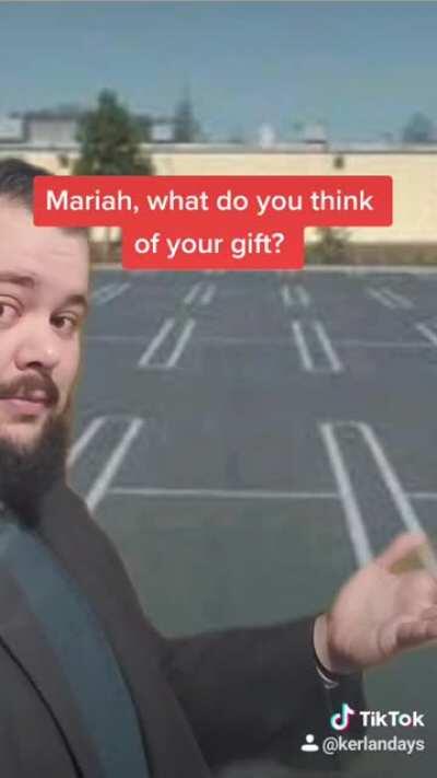 Mariah is picky this time of year...