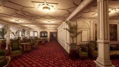 Explore a perfect recreation of Titanic in Unreal Engine