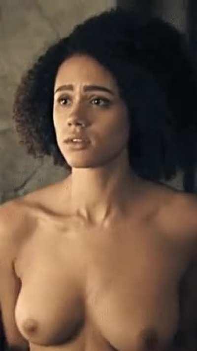 Nathalie Emmanuel perfect tits revealed