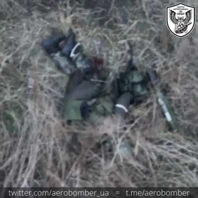 Group of Russians playing dead failed to trick Ukrainian drone operator