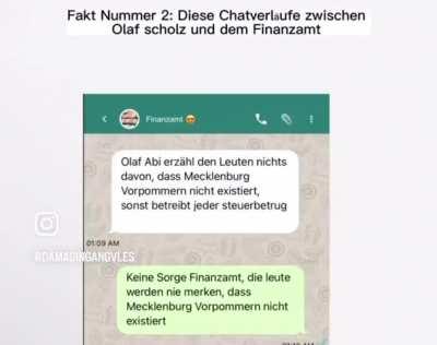 Damit das klar ist!