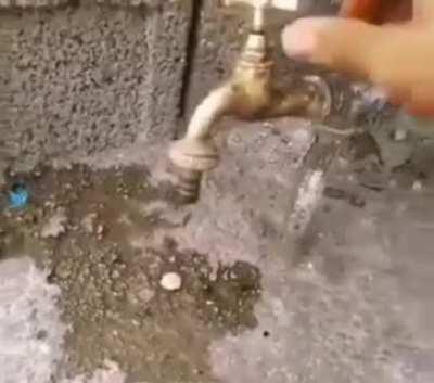 Average water tap in the w*st vs iran