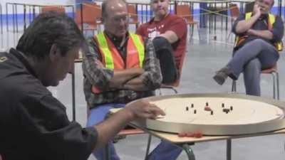 Crokinole: The Bold Commentary Strategy.