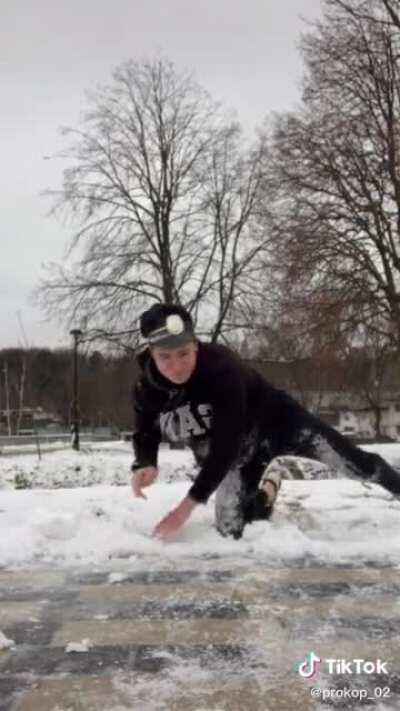 WCGW dancing on the snow