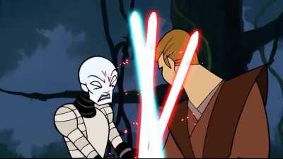 Anakin Skywalker vs Assaj Ventress 1080p