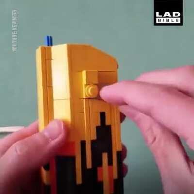 Making a gun out of legos