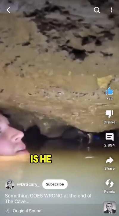 I don’t think I breathed at all while watching these cave explorers