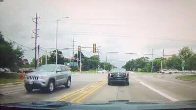 Pay attention. Don’t race the light. Wear a helmet. See comments for details.