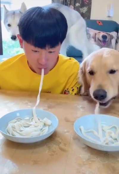 Speed eating contest