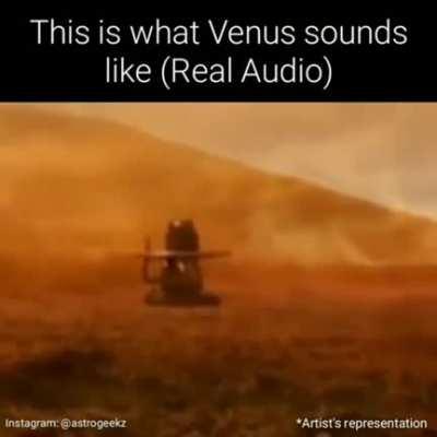 The sounds of Venus, recorded by Russia’s Venera 14 spacecraft.