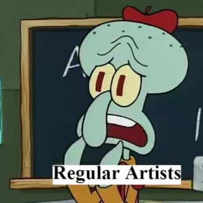 AI vs regular artists in a nutshell