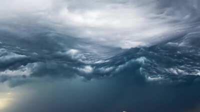 These wavy storm clouds