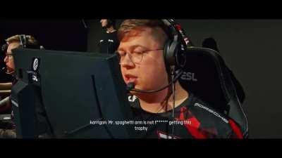 karrigan and frozen had some choice words to say about donk during the Katowice final