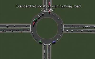 Traffic flow measured on 30 different 4-way junctions