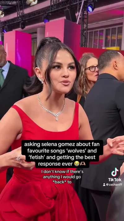 Selena was asked about ‘Fetish’ and ‘Wolves’ in a new interview… 